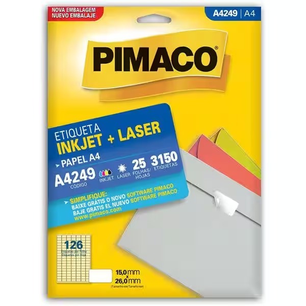 ETIQUETA PIMACO A4 N126